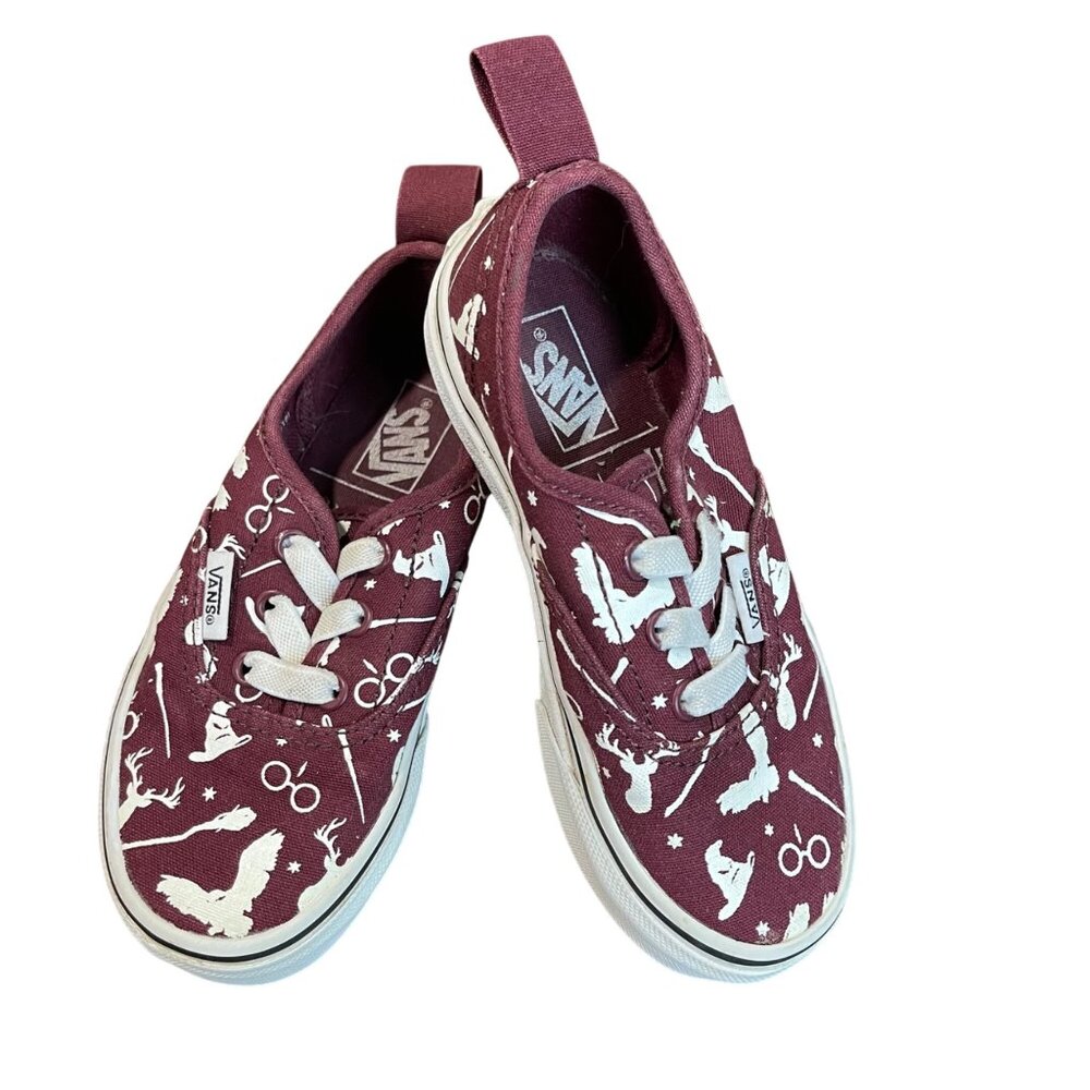Vans Harry Potter x Authentic Elastic Wizard Accessories Shoes Toddler Size 10.5